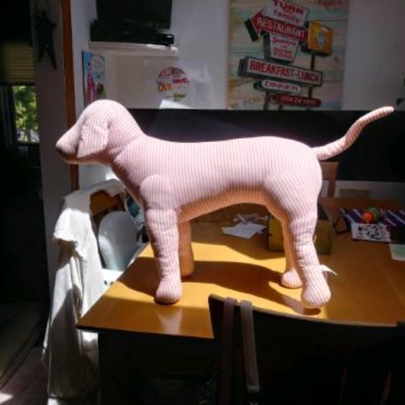 😍VS PINK LARGE SOFT BODY DISPLAY DOG-HTF - Picture 6 of 8